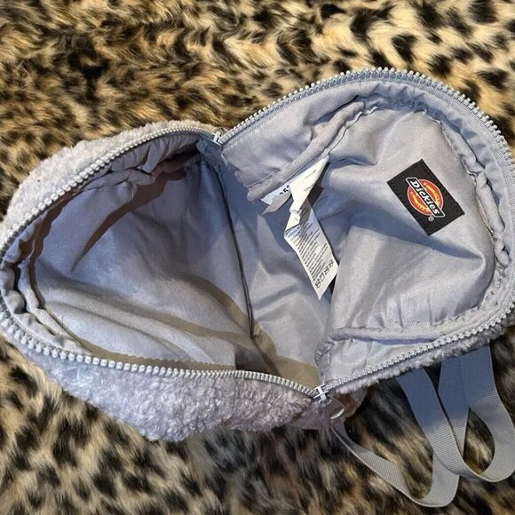 Dickies New Blue Fuzzy Soft Sherpa Mini Backpack Dolls Kill - Picture 9 of 12